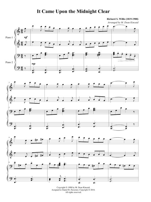 Hymns of the Faith Christmas Piano Duets - Image 3