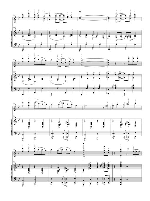 Sleigh Ride - Concert Transcription for Violin and Piano - Image 4