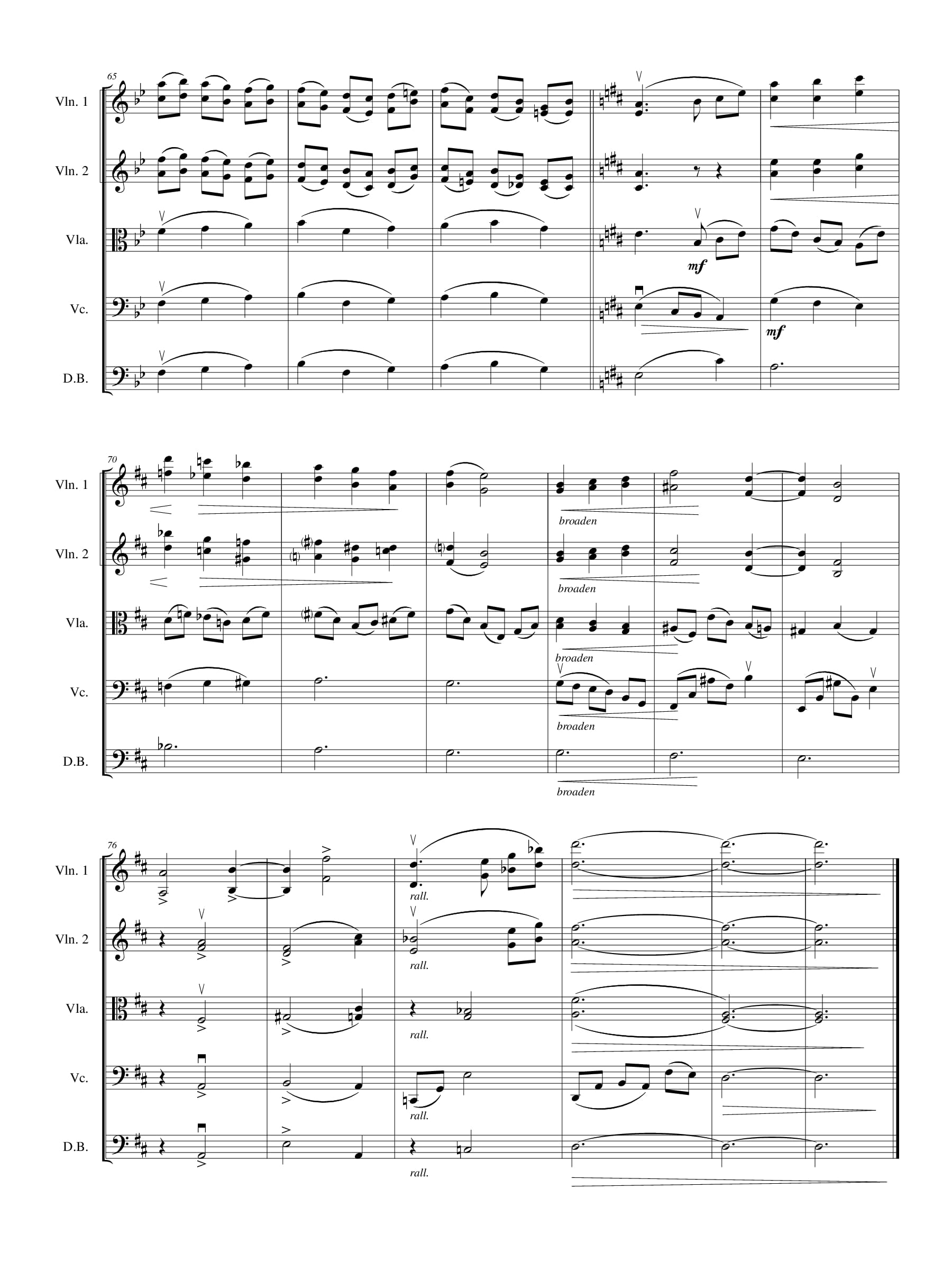 Great Is Thy Faithfulness - String Orchestra - Image 4